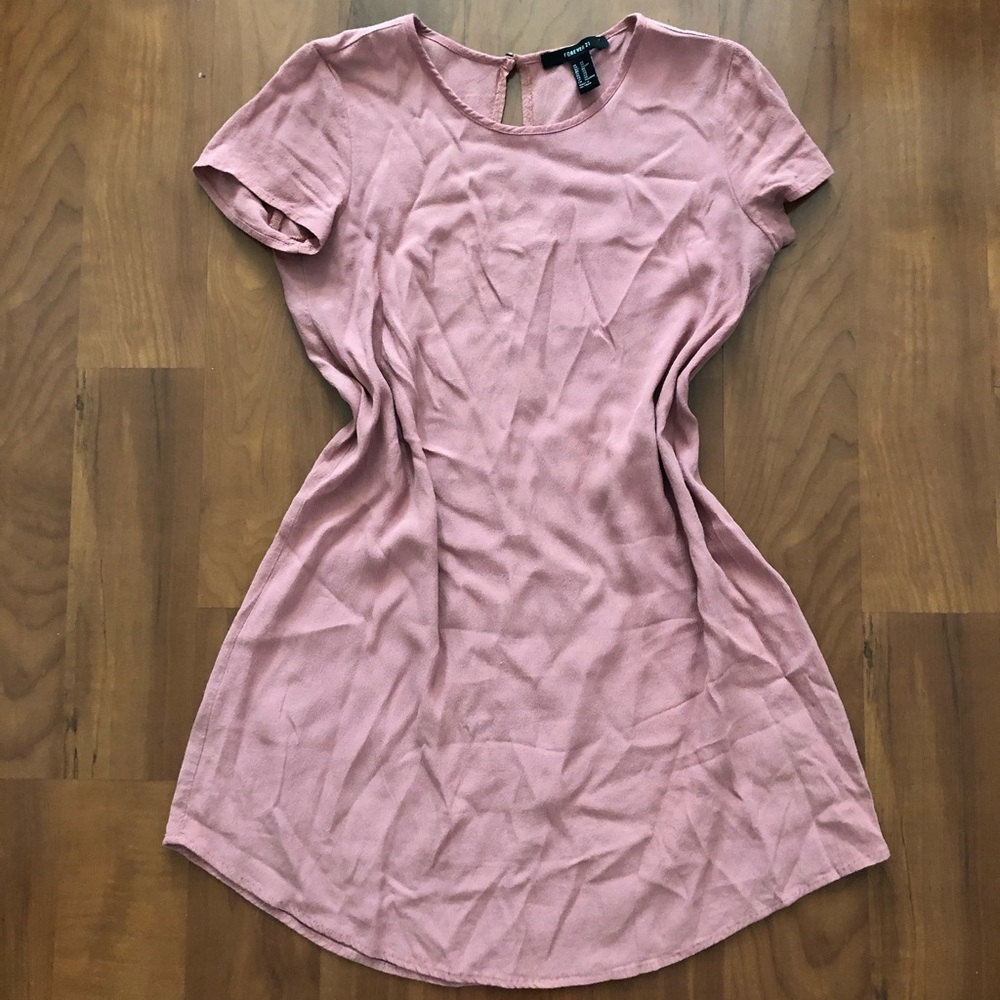 FOREVER 21. Muted pink mini dress.